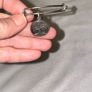 Alex and Ani Silver Tree Charm Bracelet